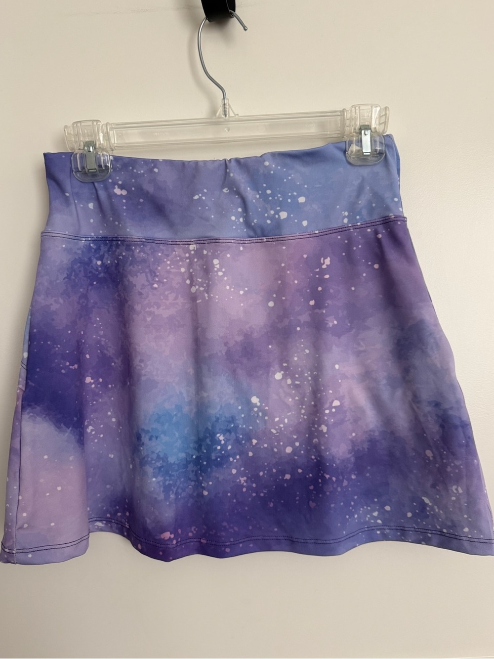 Purple Galaxy Print Women’s Golf Skirt